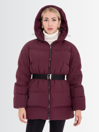 Пуховик женский зимний CRUSH Бордовый